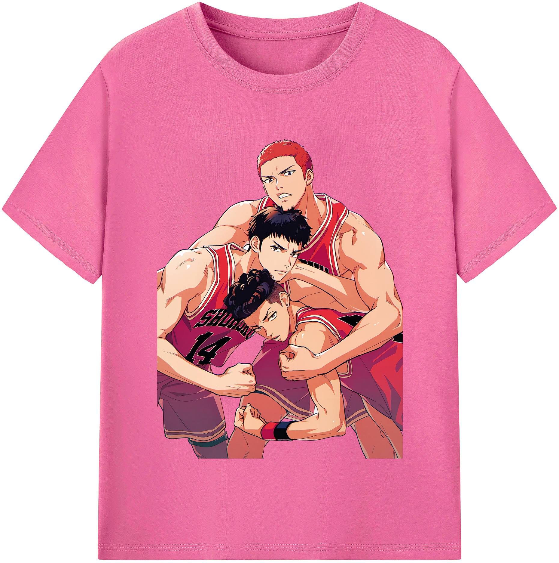 （画像用） SLAM DUNK／スラムダンク レディースカジュアルプリントTシャツ（綿100％）